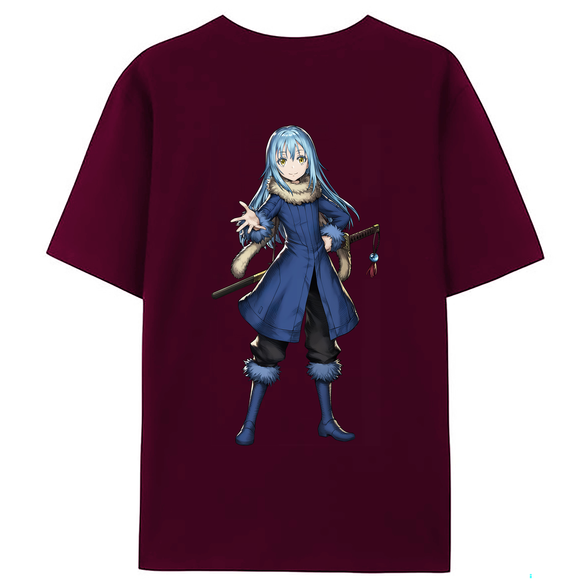 （画像用） 転スラ Regarding Reincarnated to Slime レディース半袖Tシャツ(バックプリント)